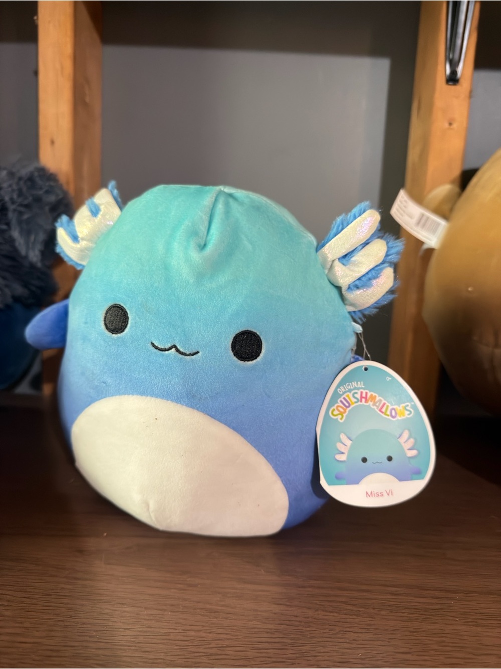 Squishmallow Miss Vi the Blue Axolotl 8" Plush NWT